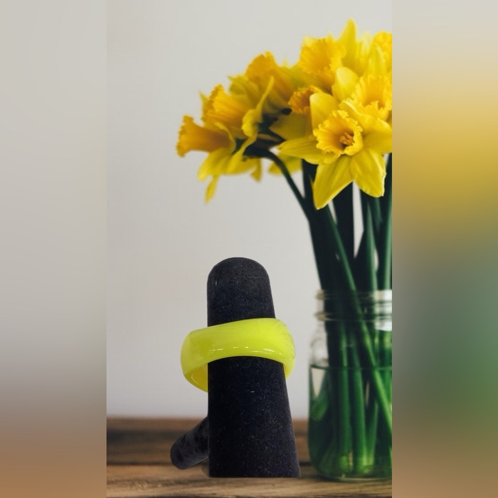 Ben-Amun By Isaac Manevitz Neon Yellow Bracelet